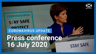 Coronavirus update from the First Minister: 16 July 2020