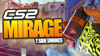 CS2 Mirage - Every T Side Smoke in 6 Minutes