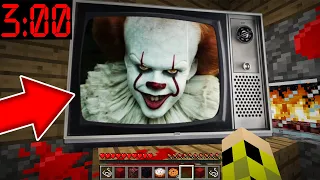 ПЕННИВАЙЗ КЛОУН ОНО В ТЕЛЕВИЗОРЕ 3 ЧАСА НОЧИ PENNYWISE 100% ТРОЛЛИНГ ЛОВУШКА МАЙНКРАФТ БИТВА