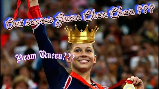 If Shawn Johnson competed in the 2017-2021 C.O.P (Beam)