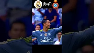 Real Madrid vs RCD Espanyol #ronaldo 5 Solo Goals 🔥 #football #youtubeshorts