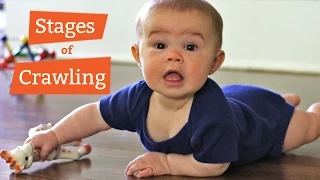 Baby Crawling Development ★ Novice to Pro in 2 Min ★ Cute