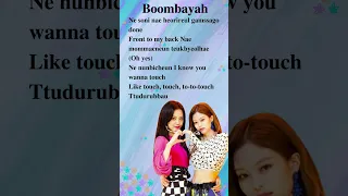 BOOMBAYAH🖤💖 #shorts #youtube #youtubeshorts #trending #tiktok #viral #viralvideo #status #blackpink💟