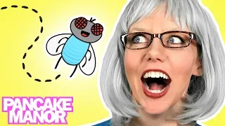 OLD LADY WHO SWALLOWED A FLY ♫| Nursery Rhyme for Kids | Pancake Manor