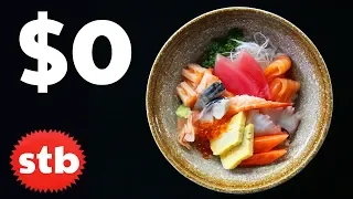 Japanese Food Tour: BEST Sashimi in Kanazawa, Japan