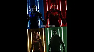 Nightwing Vs Red Hood Vs Batgirl Vs Robin | Comics (base forms) #shorts