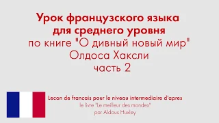 Урок французского языка для среднего уровня по книге "О дивный новый мир" Олдоса Хаксли. Часть 2