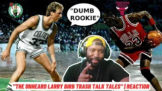 "The Unheard Larry Bird Trash Talk Tales" REACTION