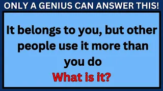 Only a genius can answer these 20 tricky Riddles | Riddles