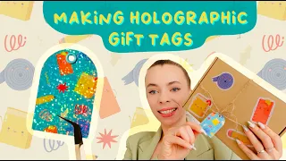 How to Make Gift Tags with Cricut Machine | Holographic DIY