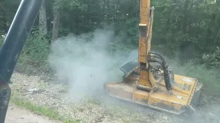 Running an Alamo brush cutter