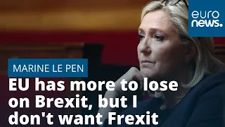 Marine Le Pen: EU has more to lose on Brexit, but I don't want Frexit