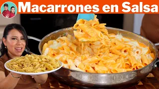 Si Tienes Pasta en Casa - Esto te Sacara de APUROS | Macarrones en SALSA de Tomate con Crema| Receta