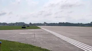 F-15 Departure Oshkosh 2021 FROM THE RUNWAY EDGE!