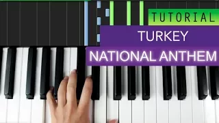 National Anthem Of Turkey Piano Tutorial