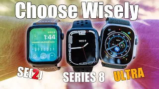 Apple Watch ULTRA vs Series 8 vs SE 2 - REAL World Test!