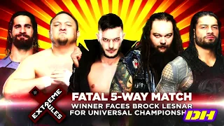 WWE Fatal 5 Way Match - Extreme Rules 2017 Highlights