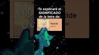 El significado de Riptide #vancejoy #riptide #musica #meme #humor #memes #verbatim #afterdark