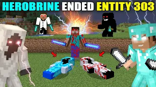 HEROBRINE FINAL FIGHT WITH ENTITY 303 👿 ENTITY 606 FOUR BIGGEST PLANNING AGAINST OUR GANG | SEASON 2