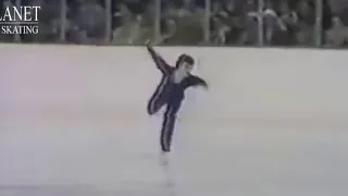 The First and ONLY person to do a backflip legally in the competition in Figure Skating