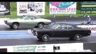 AMERICAN MUSCLE CARS - STOCK APPEARING DRAG RACING