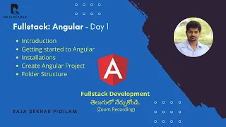 Angular - Introduction & Getting started - Telugu