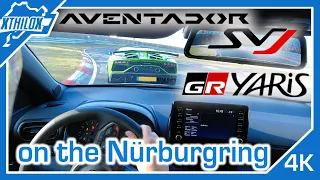 @TOYOTAGAZOORacingJPchannel GR Yaris + @Lamborghini Aventador SVJ - NÜRBURGRING NORDSCHLEIFE BTG 4K POV