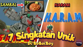 7 Singkatan Unik Di BoBoiBoy #2