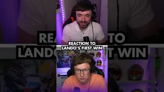 Our reaction to Lando’s FIRST WIN! 🤩