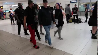 Trippie Redd Walking Through Sydney Airport