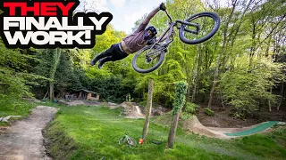 THE BACK GARDEN DIRT JUMPS FINALLY WORK!  First Session!