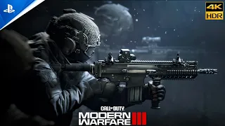 Modern Warfare 3 Crash Site Farah PS5 4K HDR 60FPS Gameplay Veteran Modern Warfare III