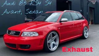 Audi B5 RS4 S4 Avant and Sedan exhaust sound Compilation