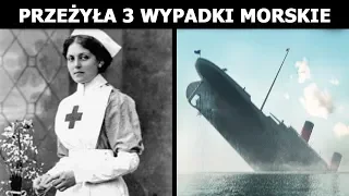 Kobieta, która wyszła cało z katastrofy Titanica, Britannica i Olympica