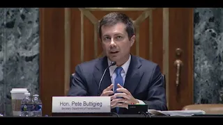 Secretary Pete Buttigieg Senate Hearing on FY 2022 Funding Request/Budget for USDOT 6/16/2021