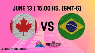 Canada v Brazil | Full Basketball Game | FIBA U16 Women's Americas Championship 2023