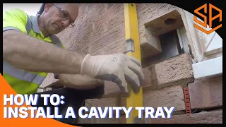 BRICKLAYING..HOW TO INSTALL A CAVITY TRAY ABOVE AN EXTENSION.... EXTENSION PART 9