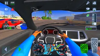 Taxi sim 2020 │RACE CARS DODGE CHALLENGER 2021 UBER DRIVER🏃‍♀️🏎️  3D Car games Android mobile game