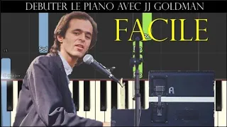 Débuter le piano avec Jean-Jacques Goldman (piano facile)