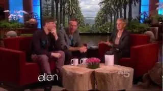 Chris Martin scared by Ellen DeGeneres!