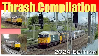 British Diesel Locomotive Thrash Compilation 2024 Edition