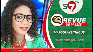 Revue de Presse (Wolof) de Zik Fm du Lundi 25 Septembre 2023 avec Mantoulaye Thioub