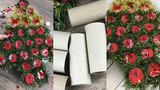 Tutorial FACILISSIMO easy CHRISTMAS DIY Advent Calendar With paper toilet roll