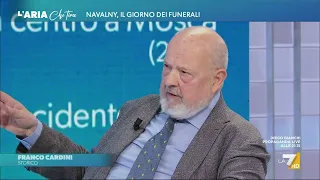 Funerali di Navalny, lo storico Franco Cardini: "Censurati? Siamo sicuri? Stasera m'informo, e ...