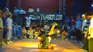 South Invasion 2007 Crew vs Crew (NATURAL BORN BREAKER VS AMICI DI STRADA) BREAK DANCE BATTLE