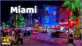 【4K】𝐖𝐀𝐋𝐊 ➜  M I A M I  🇺🇸 USA 🇺🇸  𝐇𝐃𝐑 VIDEO WALKING Travel channel !!