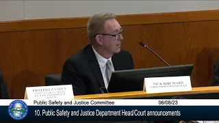 SCC Public Safety and Justice Committee June 8, 2023 10:00 A.M.