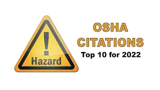 OSHA Top 10 Citations for 2022