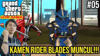 (05) KAMEN RIDER SABER BERTEMU KAMEN RIDER BLADES! - DYOM GTA Extreme San Andreas Terbaru