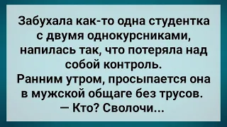 Студентка Проснулась в Мужской Общаге! Сборник Свежих Анекдотов! Юмор!